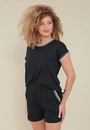 Short Malha Com Bolso E Retilinea