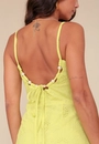 Vestido New Midi Em Laise Com Alças E Recortes