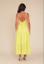Vestido New Midi Em Laise Com Alças E Recortes