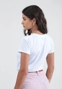 T-Shirt Em Meia Malha Com Silk J’Adore