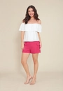 Blusa Em Malha Laise Decote Ombro A Ombro