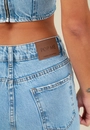 Calça Jeans Reta Abertura Na Barra