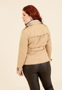 Trench Coat Curto Com Faixa E Botões