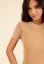 Blusa Em Tricô Manga Curta
