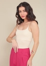 Blusa Regata Básica Em Malha Alça