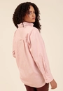 Camisa Oversized Em Tricoline Manga Longa