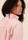 Camisa Oversized Em Tricoline Manga Longa