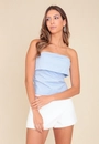 Short Saia Transpasse Frontal Em Alfaiataria