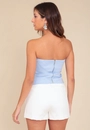 Short Saia Transpasse Frontal Em Alfaiataria
