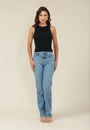 Blusa Com Gola Halter Em Ribana Canelada