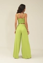 Calça Alfaiataria Pantalona Com Pregas