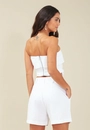 Short Em Alfaiataria Com Pregas