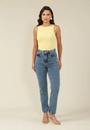 Calça Jeans Mom Com Cinto