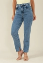 Calça Jeans Mom Com Cinto