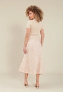 Saia Midi Com Cinto E Fenda Em Estampa Floral Jasmim