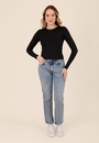 Blusa Em Poliamida Manga Longa Básica