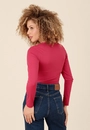 Blusa Em Poliamida Manga Longa Básica
