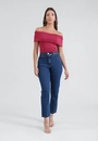 Blusa Em Malha Decote Ombro A Ombro
