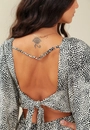 Vestido Longo Em Viscose Mangas Curtas Amplas