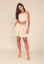 Cropped Corset Em Alfaiataria Alça