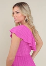 Vestido Midi Em Malha Laise Ombro Só