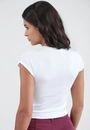 Blusa Básica Muscle Tee Em Malha Canelada