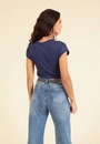 Blusa Básica Muscle Tee Em Malha Canelada