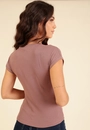 Blusa Básica Muscle Tee Em Malha Canelada