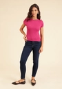 Blusa Básica Muscle Tee Em Malha Canelada