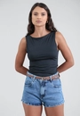Shorts Jeans Curto Com Cinto
