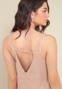 Vestido New Midi Em Viscolinho Alça Com Recorte Na Saia