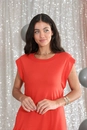 Vestido New Midi Em Meia Malha Com Bolso E Recortes