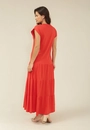 Vestido New Midi Em Meia Malha Com Bolso E Recortes
