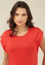 Vestido New Midi Em Meia Malha Com Bolso E Recortes