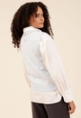 Blusa Tricô Sem Manga Com Strass e Pérolas