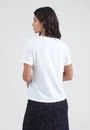 T-Shirt Em Meia Malha Manga Curta Amour
