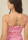Vestido Longo Com Alça Em Viscose Estampada Étnico