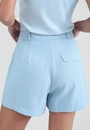 Short Em Alfaiataria Com Pregas E Bolso