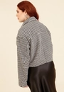 Jaqueta Pied Poule Bolso Frontal