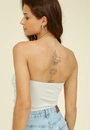 Body Malha Lurex Com Decote Reto E Franzido