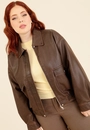 Jaqueta Oversized Barra Elástico Em Pu