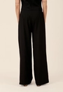 Calça Pantalona Com Cinto Em Alfaiataria