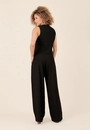 Calça Pantalona Com Cinto Em Alfaiataria