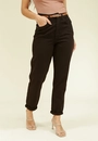 Calça Sarja Mom Com Cinto