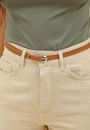 Calça Sarja Mom Com Cinto