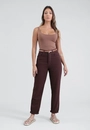 Calça Sarja Mom Com Cinto