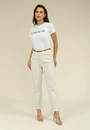 Calça Sarja Mom Com Cinto
