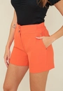 Short Em Alfaiataria Elástico Lateral
