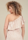 Vestido Ombro Só Com Babado Em Estampa Floral Jasmim