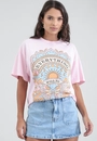 T-Shirt Oversized Em Meia Estonada Everthing